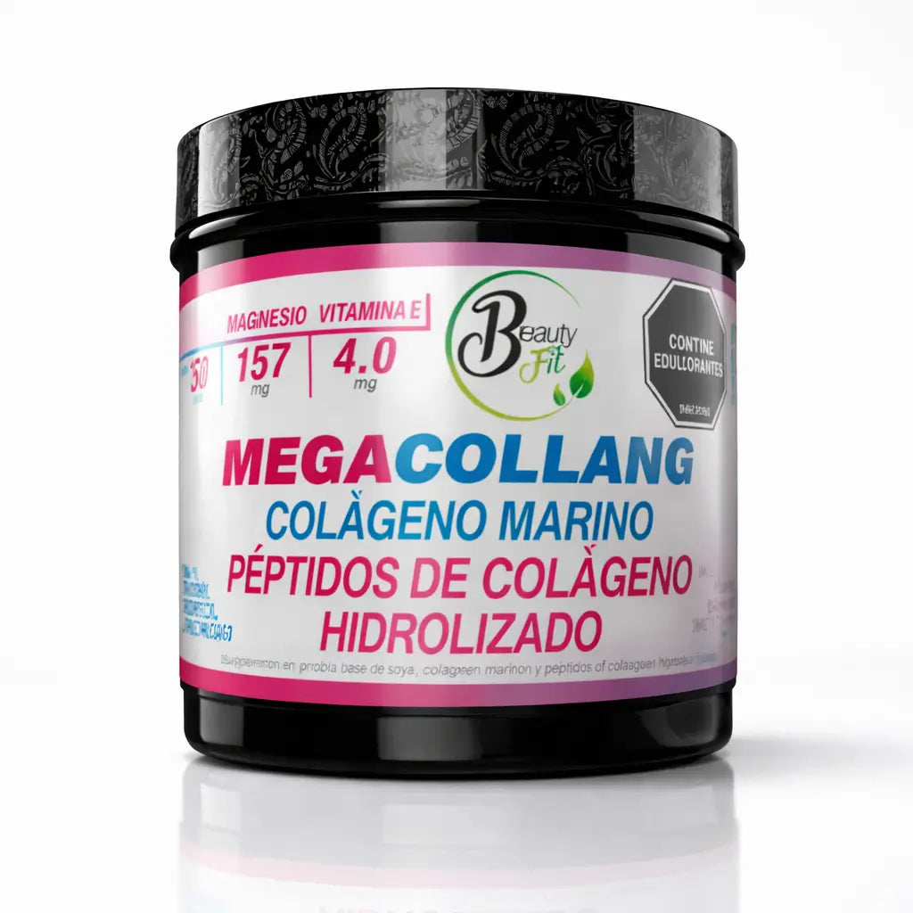 Apoya tu salud articular y ósea, mejora el aspecto de tu piel, cabello y uñas con la fórmula en polvo Megacollagen de Fitovit (500 g)