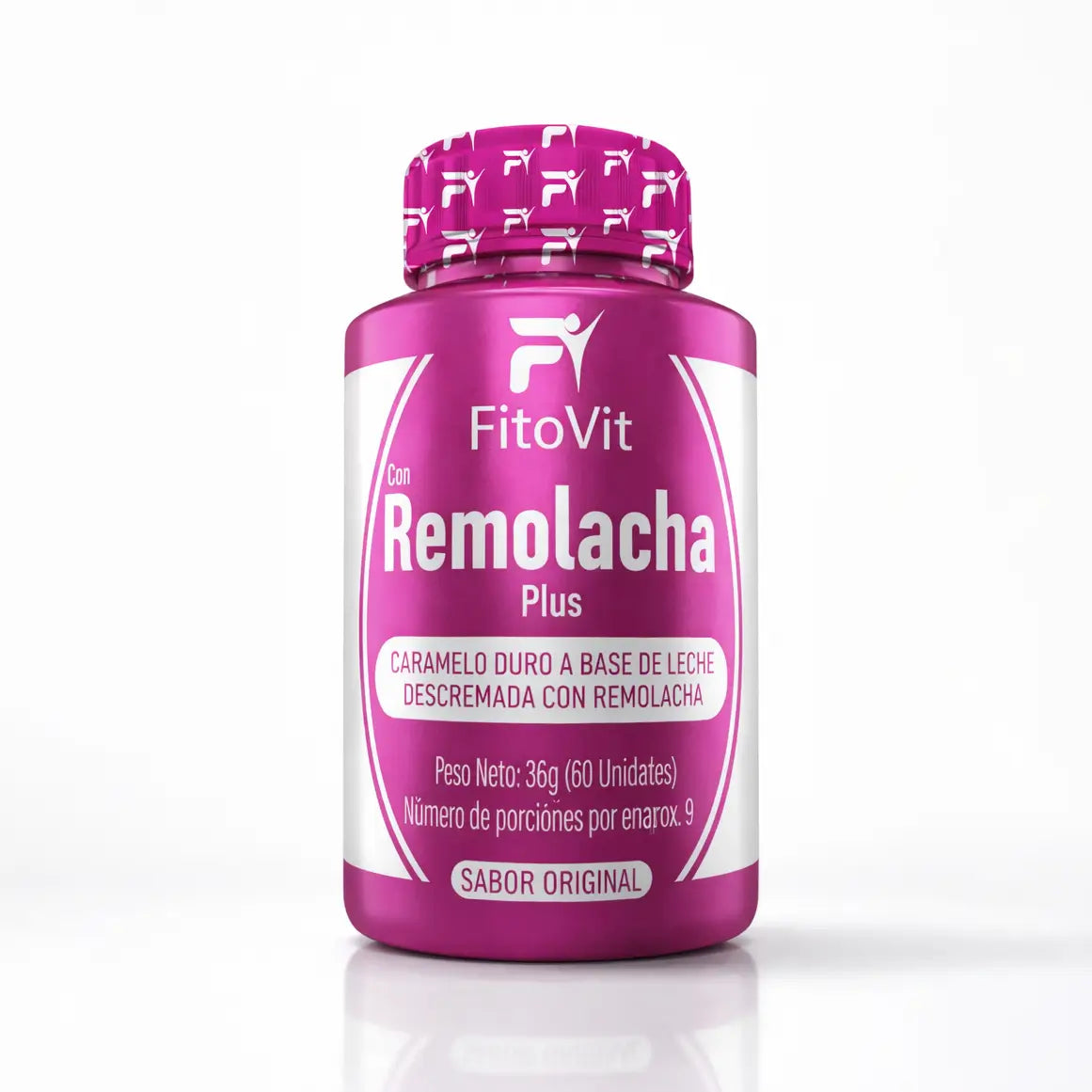 Mejora tu energía, circulación y bienestar general con los caramelos funcionales Remolacha Plus de Fitovit (x60)