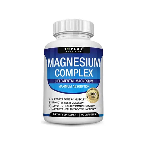 Recupera tu energía y refuerza tu cuerpo con el Magnesium Complex | TOPLUX NUTRITION x90
