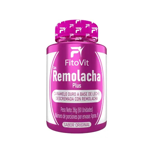 Mejora tu energía, circulación y bienestar general con los caramelos funcionales Remolacha Plus | FITOVIT x60