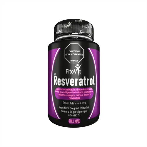 Retrasa el envejecimiento, cuida la piel y fortalece la salud cardiovascular con Resveratrol | FITOVIT x60